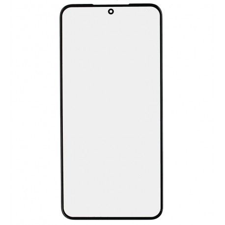 Скло дисплея для Samsung S901 Galaxy S22 5G, з ОСА-плівкою, чорний (154026)