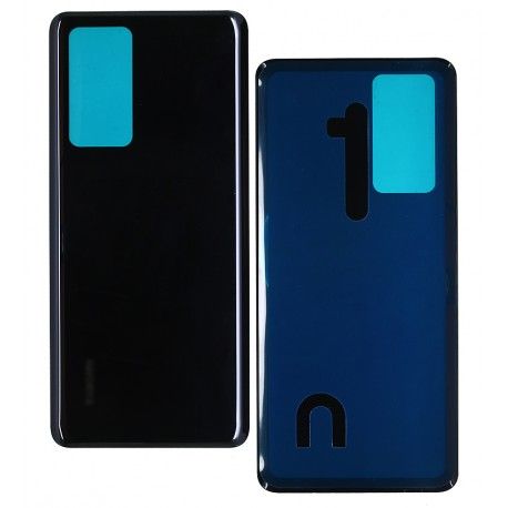 Задня панель корпусу Xiaomi 12 Pro, чорна, High quality (161487)