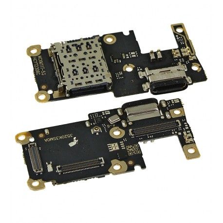 Шлейф для Xiaomi 11T, 11T Pro, конектора зарядки, High quality, (плата зарядки), 21081111RG, 2107113SG (154512)