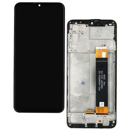 Дисплей для Samsung M336 Galaxy M33 (2022), чорний, з рамкою, High quality (161815)