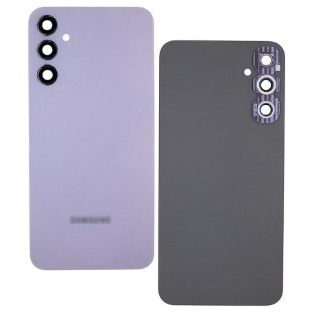 Задня панель корпусу Samsung A346 Galaxy A34 (2023), Light violet, фіолетова, зі склом камери (162483)
