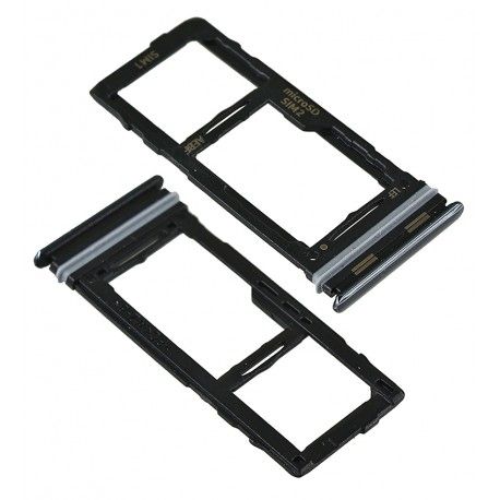 Тримач SIM-карти для Samsung A528 Galaxy A52s 5G, чорний (153548)