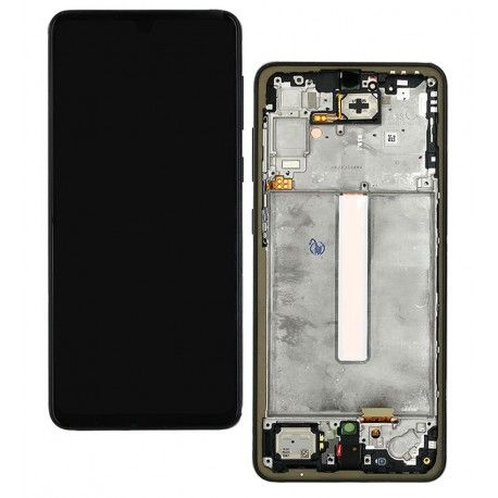 Дисплей для Samsung A336 Galaxy A33 5G, чорний, з рамкою, оригінал (PRC) (156239)
