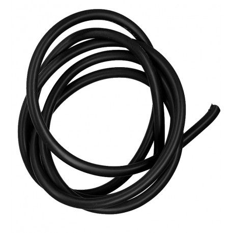 Кабель в силіконовій ізоляції 12AWG, 3,5 мм , 1 м, чорний, UL3135 (161893)