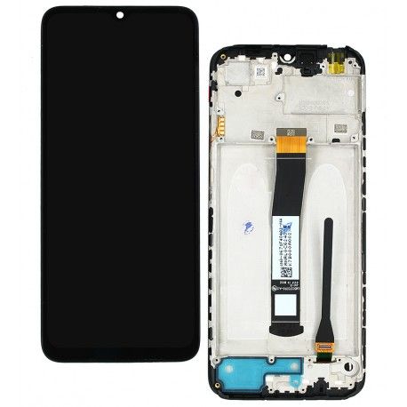 Дисплей Xiaomi Poco C40, Redmi 10C, чорний, з рамкою, оригінал (PRC) (162146)