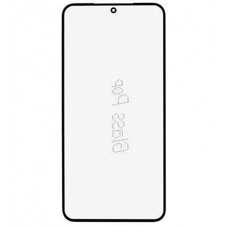 Скло дисплея для Samsung S911 Galaxy S23, з OCA-плівкою, чорне (159904)