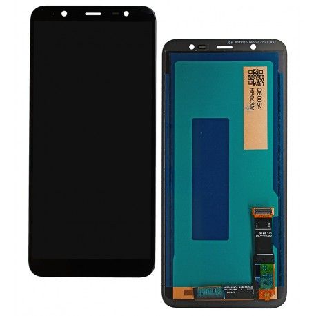 Дисплей для Samsung J810 Galaxy J8 (2018), чорний, з сенсорним екраном (дисплейний модуль), з регулюванням яскравості, (TFT), China quality (132123)