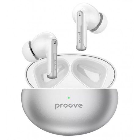 Bluetooth навушники Proove Thunder Buds TWS with ANC (silver) (163571)