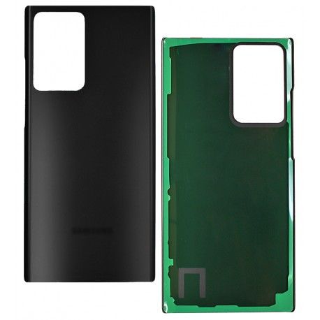 Задня панель корпусу Samsung N986B Galaxy Note 20 Ultra 5G, чорна (163553)