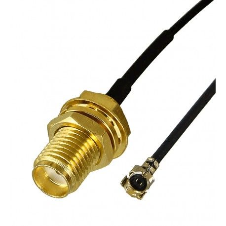 Кабель гніздо SMA female - гніздо IPX U.FL female RF1.13 L=200 мм (163417)
