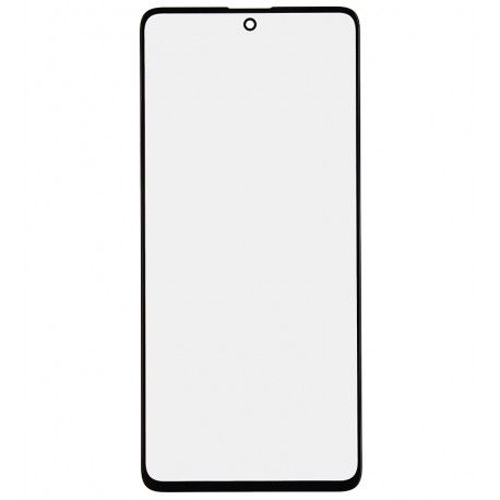 Скло дисплея для Samsung N770 Galaxy Note 10 Lite, з OCA-плівкою, чорне (148399)