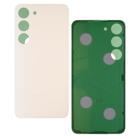 Задняя панель корпуса для Samsung S911 Galaxy S23, бежевий, Cream (162234)