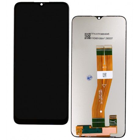 Дисплей для Samsung A025F/DS Galaxy A02s, M025 Galaxy M02s, чорний, Best Quality, без рамки, China quality, з жовтим шлейфом, (160,5x72 mm) (153902)