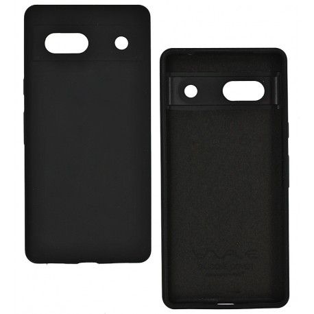 Чохол для Google Pixel 7a, WAVE Full Silicone Cover, софттач силікон, black (164314)