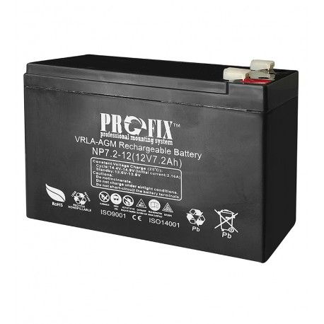 Акумулятор Profix 12V/7Аh, свинцево-кислотний (165432)