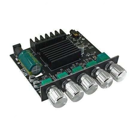 Звуковий підсилювач ZK-MT21 D-класу TDA7498E, 2 x 50W + 100W sub, 5-24V, Bluetooth 5.0 (165818)