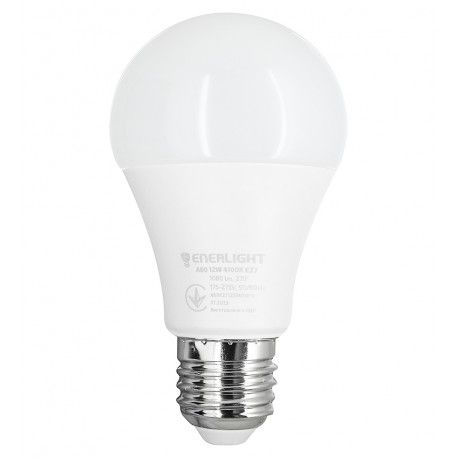Лампа світлодіодна Enerlight LED A60, E27, 12W, 4100K (166307)