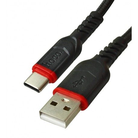 Кабель Type-C - USB, Hoco X59, у тканинному обплетенні, 2 метр, 3А (166188)
