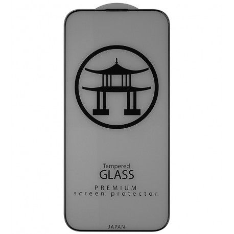 Захисне скло для Apple iPhone 14 Pro Max, Japan 2.0, чорне (166761)
