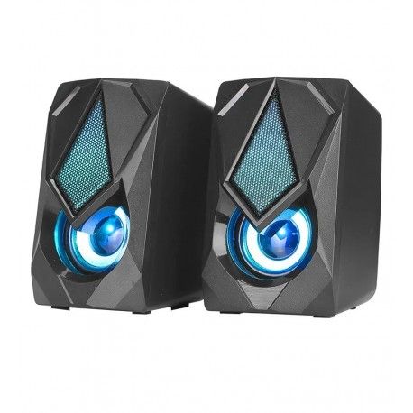 Колонки комп ютерні Xtrike Me SK-402 RGB Backlight, USB, 2*3Вт, чорні (166805)