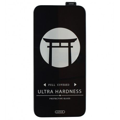 Захисне скло для Apple iPhone 15 Pro Max, Japan HD++, чорне (168982)