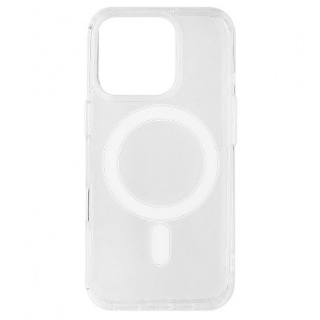 Чохол для Apple iPhone 16 Pro, MagSafe CLEAR, силіконовий, прозорий (169002)