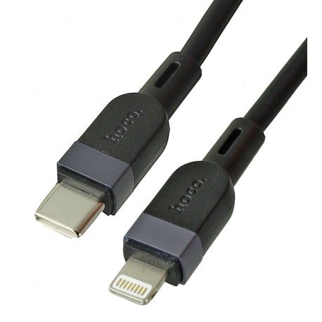 Кабель Type-C - Lightning Hoco X109, силіконовий, PD27W, 3 м, чорний (169838)