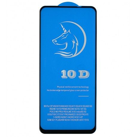 Захисне скло для Oppo A93 (5G), Titanium, 3D, чорне (170927)