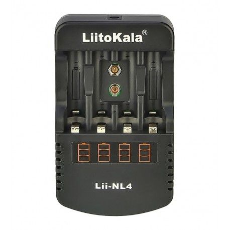 Зарядний пристрій Liitokala Lii-NL4, 5 каналу, для акумуляторів АА/ААА/C (Крона) (171288)