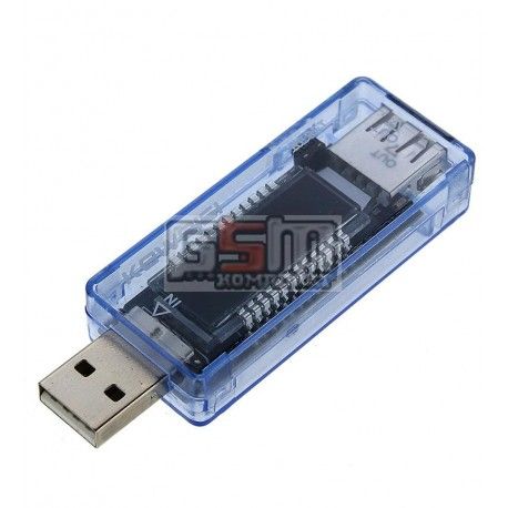USB Тестер Keweisi KWS-V20, DC-4V-20V I-0-3A (вимірює ємність батареї) Charger Doctor (105609)