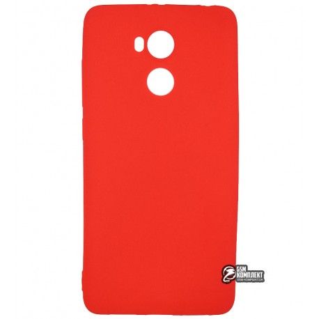 Чохол для Xiaomi Redmi 4, pvc, червоний колір (120710)