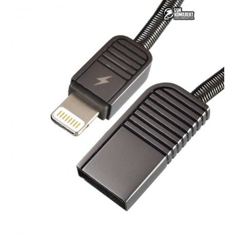 Кабель Lightning - USB, Remax Linyo RC-088i, в металевій оплетке (121643)