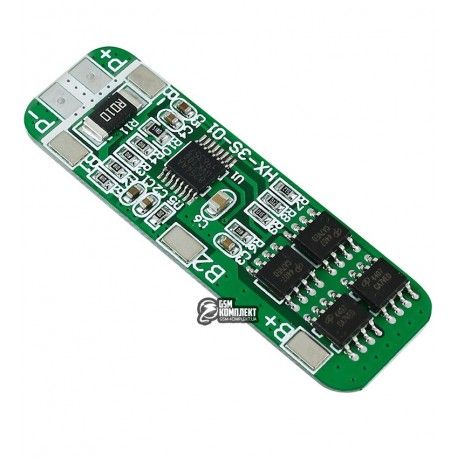 BMS Контролер заряду-розряду для 3-х Li-Ion акумуляторів 18650 HX-3S-01 6A Seiko 11.1-12.6V (125800)