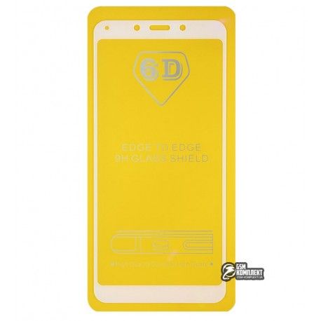 Захисне скло для Xiaomi Redmi 6, Redmi 6A, 2.5D, Full Glue (127731)