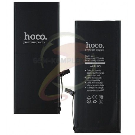 Акумулятор Hoco для iPhone 6S Plus, Li-Polymer, 3,82 B, 2750 мАч, 616-00045 (131448)