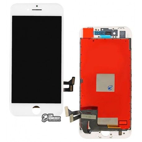 Дисплей iPhone 8, iPhone SE 2020, білий, з сенсорним екраном (дисплейний модуль), China quality, Tianma (123978)