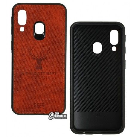 Чохол для Samsung A405F Galaxy A40 (2019), TOTO Deer Shell With Leather Effect (134658)