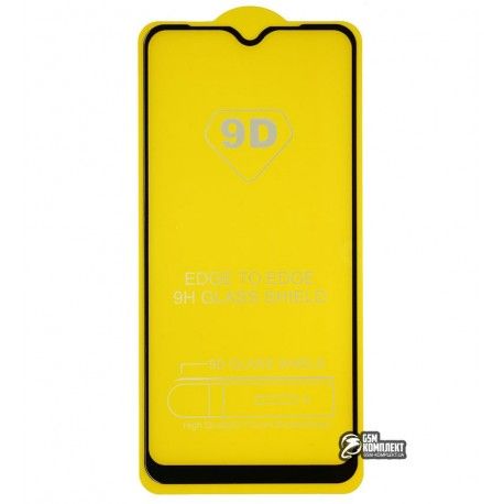 Загартоване захисне скло для Samsung M107 Galaxy M10s (2019), Oppo A5s, A12S, 0,26 мм 9H, 2.5D, Full Glue, чорний колір (137449)