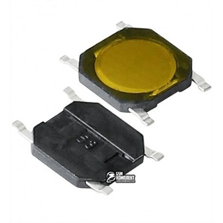 Кнопка тактова SMD, 4 x 4 x 0,8 мм, 4pin, без штока (136738)