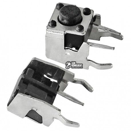 Кнопка тактова 6 x 6 x 5 мм, 2pin, бічна (136744)