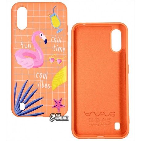 Чохол для Samsung A015 Galaxy A01 (2020), WAVE Colorful Case, силікон, summer mood/peach (141159)