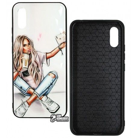 Чохол для Xiaomi Redmi 9A, Redmi 9I, Ladies Selfie Prism, пластик-силікон (142698)