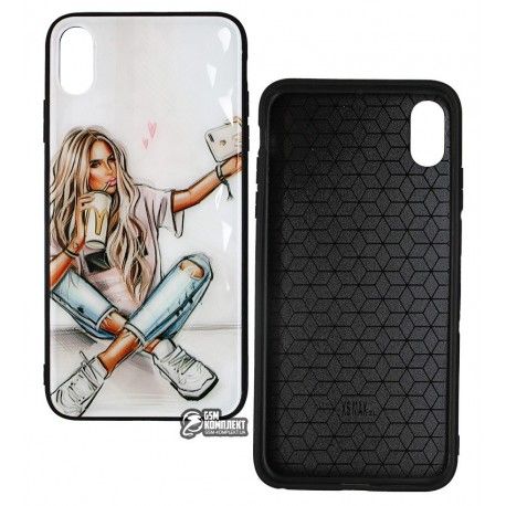 Чохол для iPhone XS Max, Ladies Selfie Prism, пластик-силікон (142828)