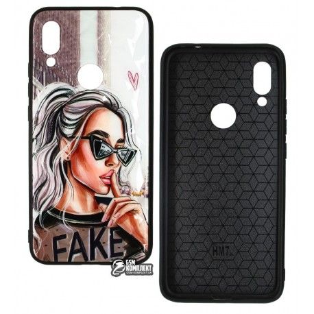 Чохол для Xiaomi Redmi 7, Ladies Fake Prism, пластик-силікон (142685)