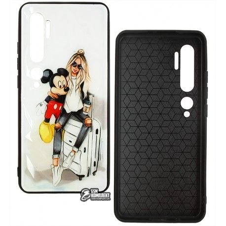 Чохол для Xiaomi Mi Note 10, Ladies Mickey Prism, пластик-силікон (143561)