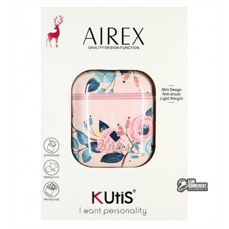 Чохол для Apple AirPods Kutis case (wild flowers) (138859)