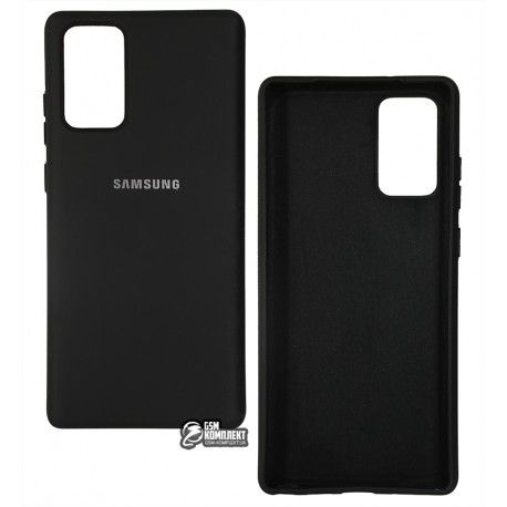 Чохол для Samsung N980 Galaxy Note 20. Full Case, софттач силікон, чорний (146169)