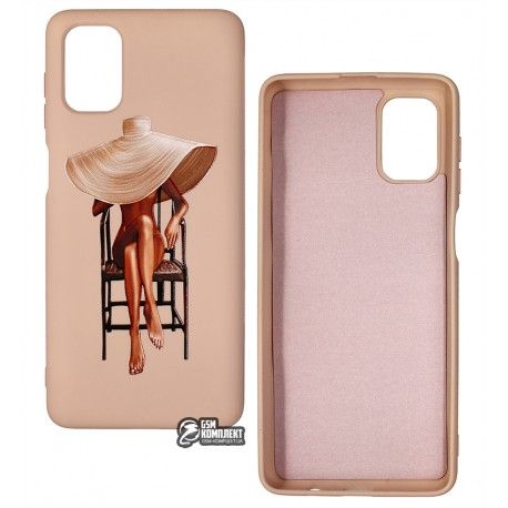 Чохол для Samsung M515 Galaxy M51, ART Lady with Hat, силіконовий (146546)