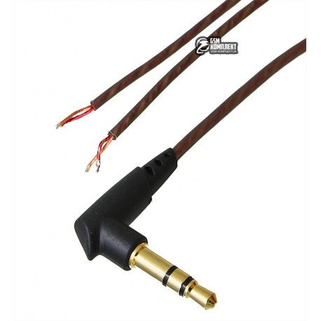 Аудіо кабель для ремонту навушників, штекер JACK 3,5 (3pin) (147368)