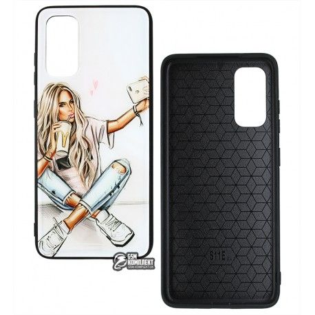 Чохол для Samsung G980 Galaxy S20, Ladies Selfie Prism, пластик-силікон (147216)